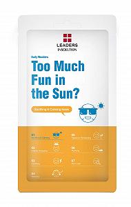 Тканевая маска Leaders Daily Wonders Soothing & Calming Mask Too Much Fun in the Sun Mask 25 мл - Фото 1
