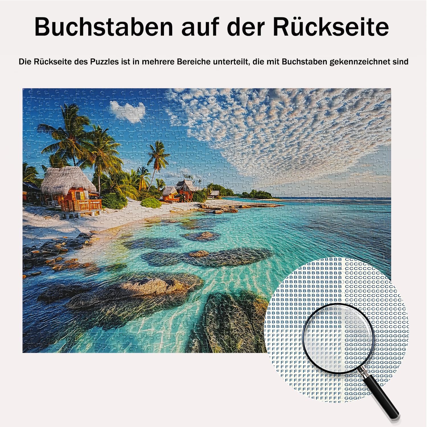 Пазл Summer Beach Breeze 1000 деталей 70 x 50 см для дорослих складний, фото №5