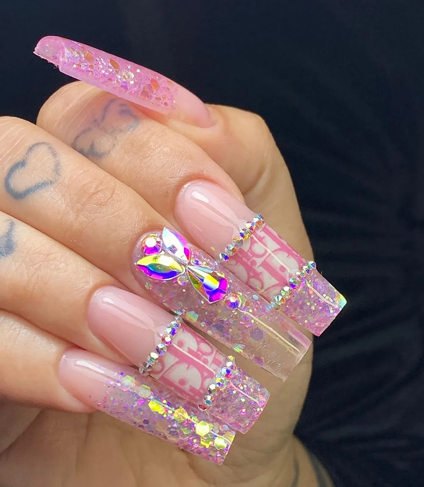 Подвески для ногтей, Подвеска для ногтей, Стразы для ногтей, 3D украшения для ногтей, 3D цветные стразы для ногтей, Разные цвета, фото №6