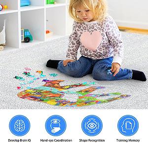 Пазл Elephant Children 200 деталей для дітей від 3 до 9 років synthetic.ua - Фото 1