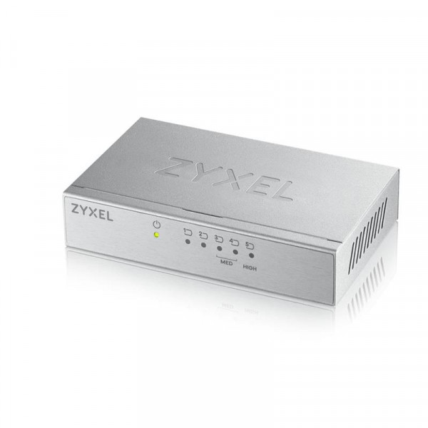 Коммутатор ZYXEL GS-105B v3 (GS-105BV3-EU0101F) 5xGE металлический корпус, фото №1