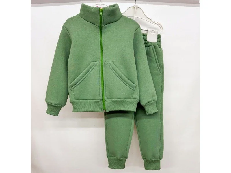 Теплый костюм на флисе от 98 до 158 см на молнии без капюшона, фото №3 Теплый костюм на флисе от 98 до 158 см на молнии без капюшона, фото №3