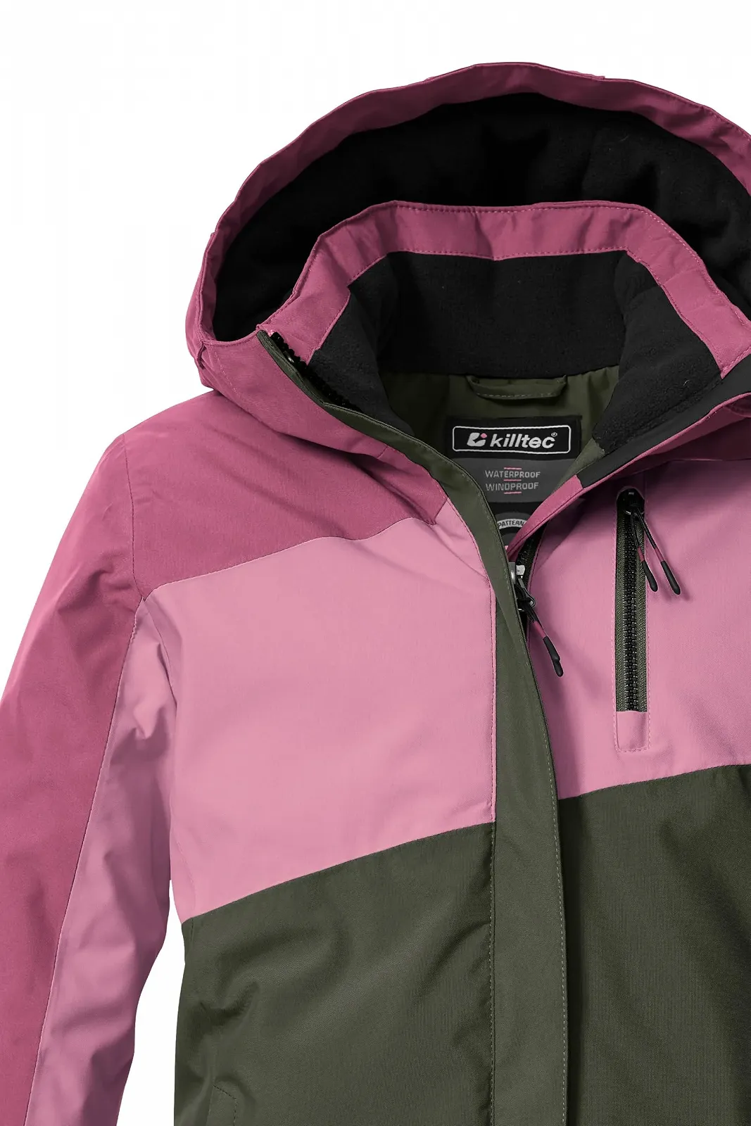 Куртка Killtec Kow 218 Grls Функціональна для активного відпочинку з капюшоном і снігозахистом, фото №3