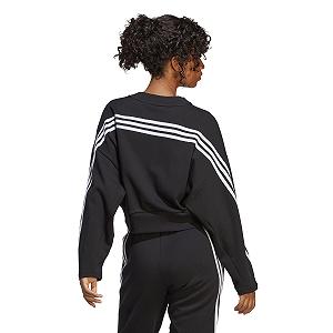 Женский Свитшот adidas W Fi 3s Crew (Длинный Рукав) synthetic.ua - Фото 1