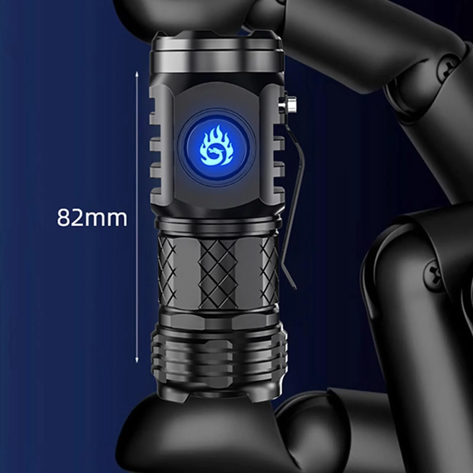 Надпотужний ліхтар Акумуляторний Висока продуктивність 5 Водонепроникний тактичний, фото №8