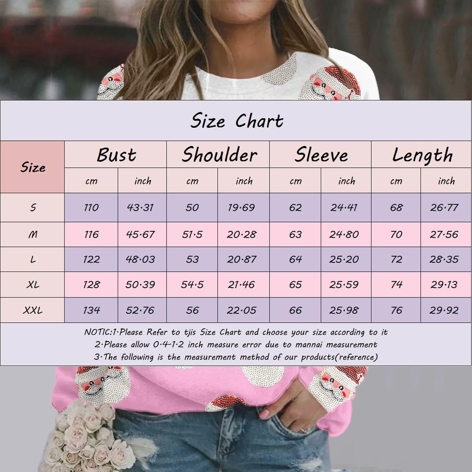 Женский рождественский джемпер Gwnauz Костюм Санты Женский рождественский джемпер с длинными рукавами Свитшот с круглым вырезом и длинными рукавами Хлопковые топы с принтом Санты Зимняя осенняя уличная одежда Рубашка, фото №6 Женский рождественский джемпер Gwnauz Костюм Санты Женский рождественский джемпер с длинными рукавами Свитшот с круглым вырезом и длинными рукавами Хлопковые топы с принтом Санты Зимняя осенняя уличная одежда Рубашка, фото №6