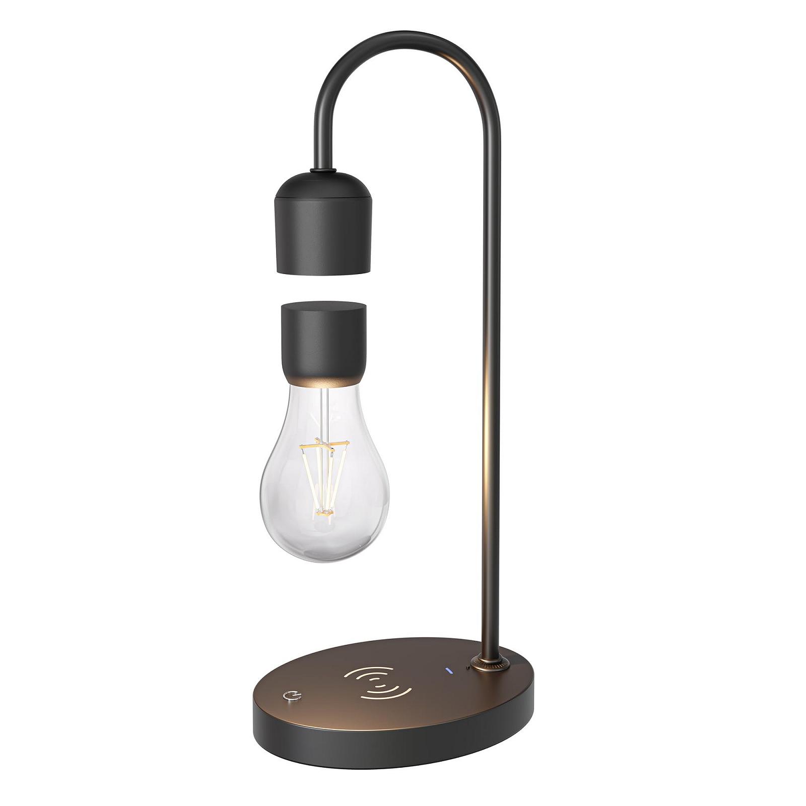 Настільна лампа ledscom.de Magneto магнітна левітуюча Чорна, фото №1