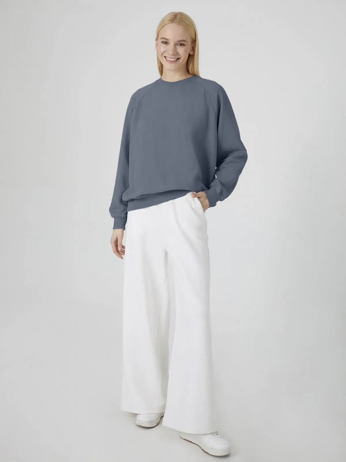 Свитшот LTB Jeans Polada Relaxed Хлопок Синий XS, фото №2