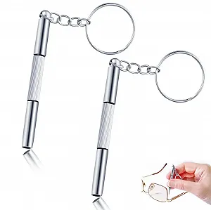 Набір Mini Інструменти Викрутка Брелок 3 в 1 Нержавіюча сталь - Фото 1