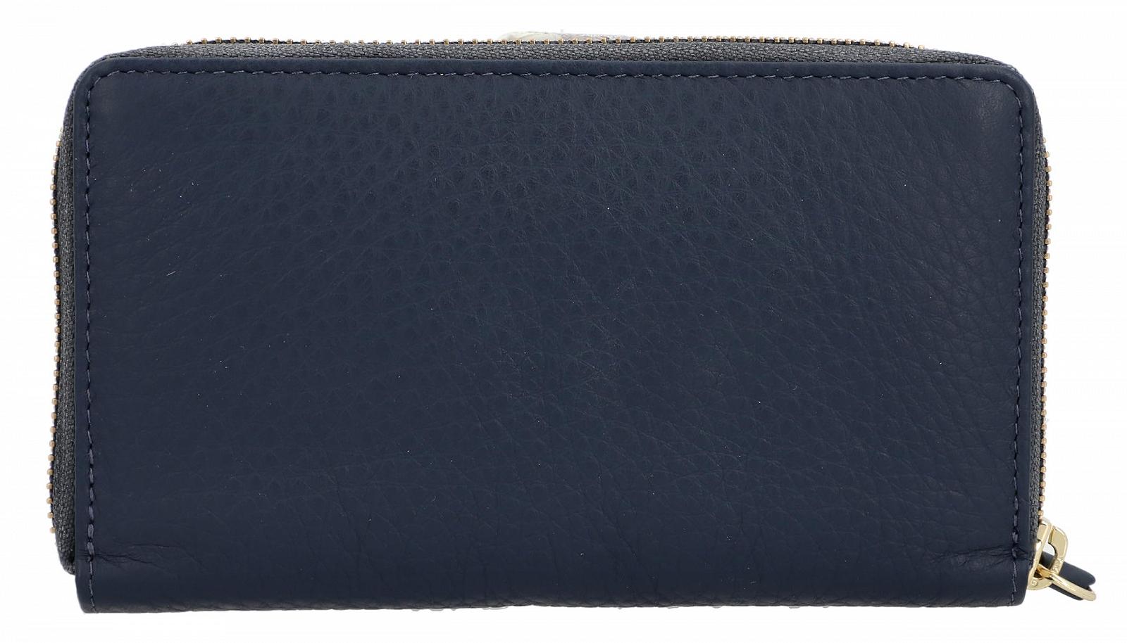 Кошелек кожаный Gusti Leather Thala Картхолдер для карт Женский Кожа, голубой, Ретро, фото №7