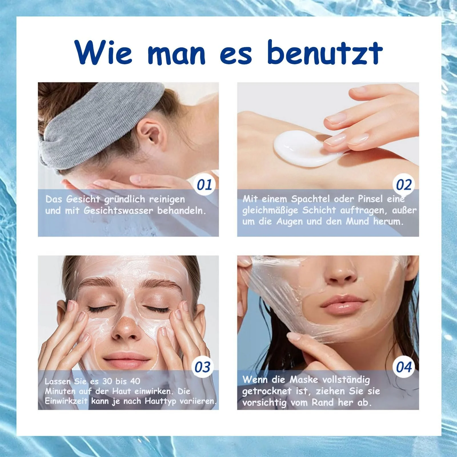 Ночная Маска с Коллагеном для Лица, Маска-пленка для Глубокого Увлажнения, Ночная Маска для Подтяжки и Эластичности Кожи, Увлажняющее Средство, фото №6