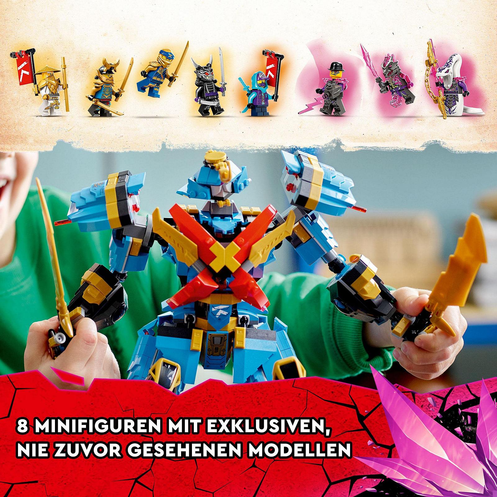 Конструктор LEGO 71775 Ninjago Механизм Самурая-Икс с 8 минифигурками Золотой Джей и Мастер Ву, фото №6