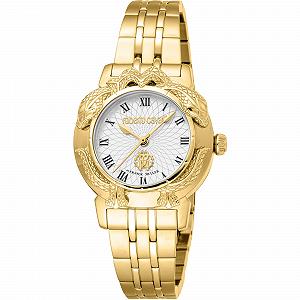 Годинник Roberto Cavalli by Franck Muller RV1L227M0051 Аналоговий Кварцовий Жіночий Cріблясто-сірий - Фото 1