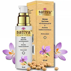Денний крем для обличчя Sattva Pro-Age проти зморшок з олією кумкумаді Anti-Ageing Moisturiser - Фото 1