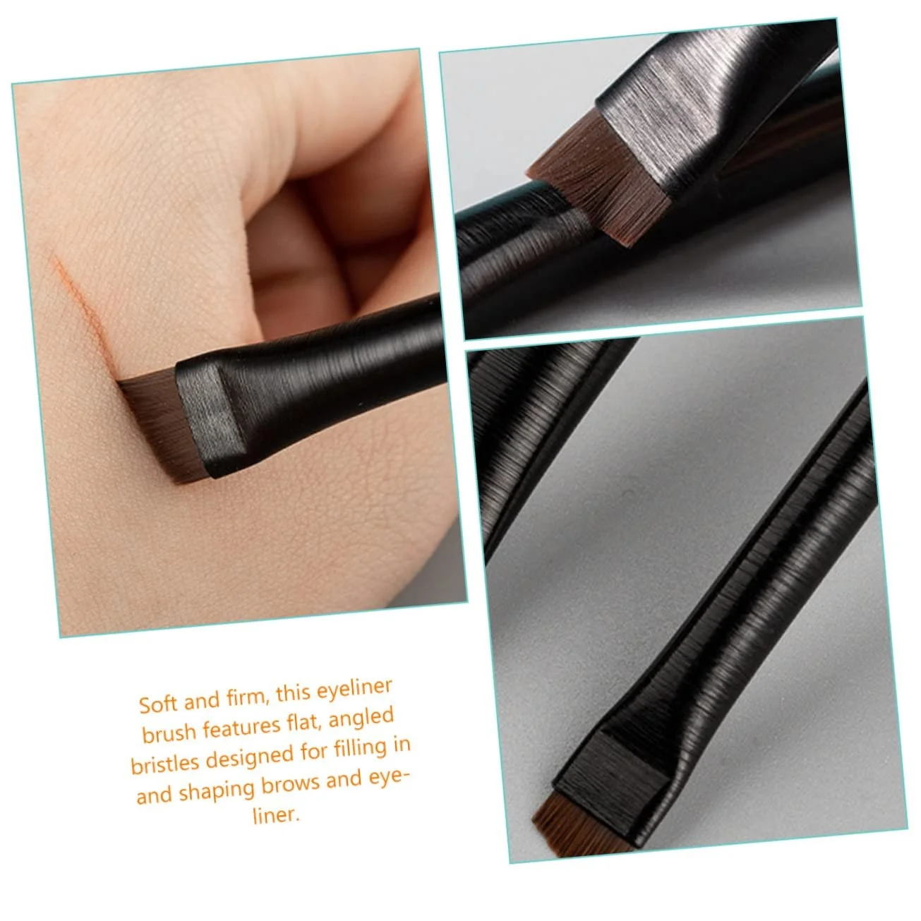 Кисти для подводки NOLITOY 12 шт. Abgewinkelter Черный, фото №7 Кисти для подводки NOLITOY 12 шт. Abgewinkelter Черный, фото №7