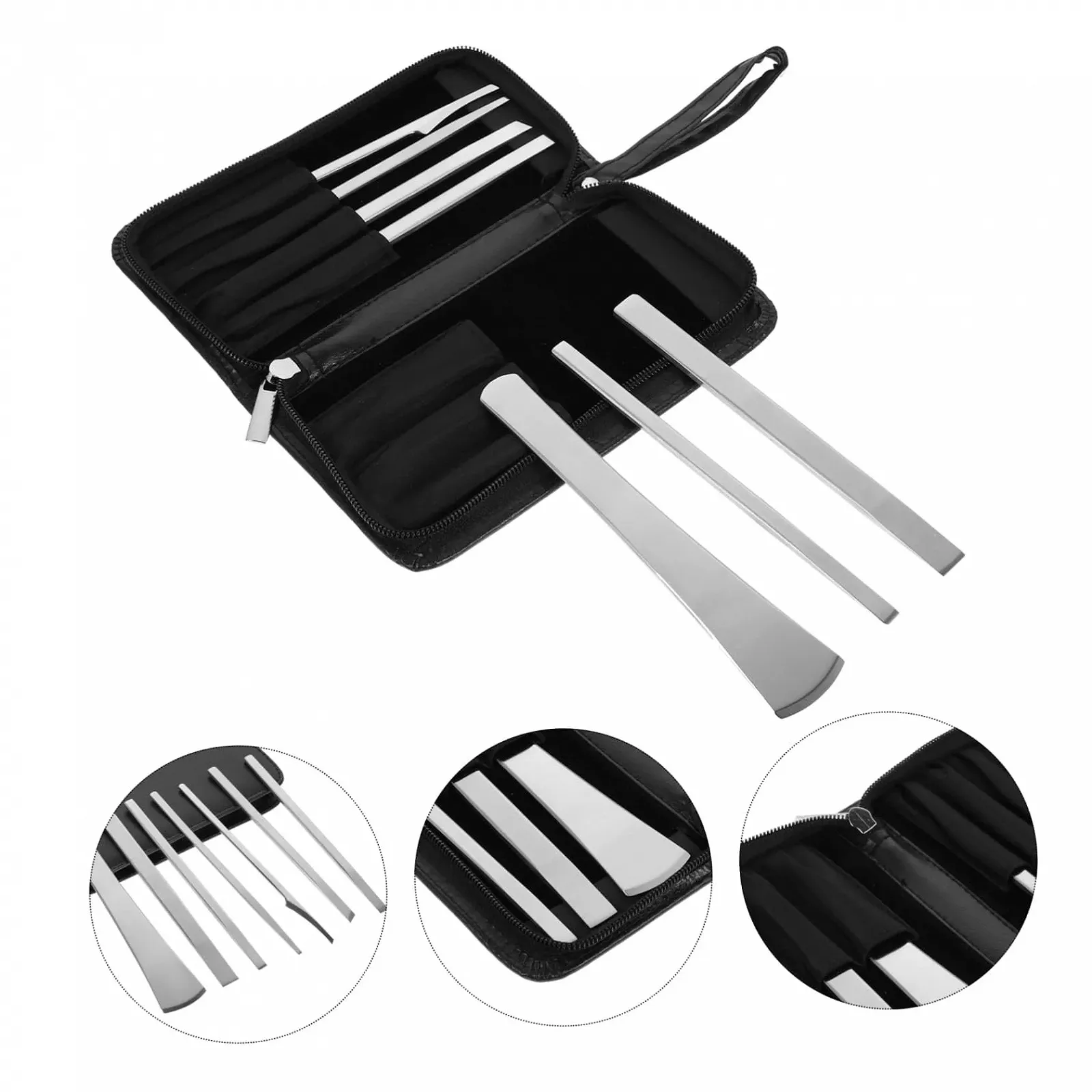 Набор ножей для педикюра Healvian 7 предметов Серебро, фото №4