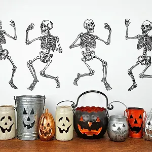 Наклейка на стіну COVPAW WSKELLET4 Skeleton Halloween - Фото 1