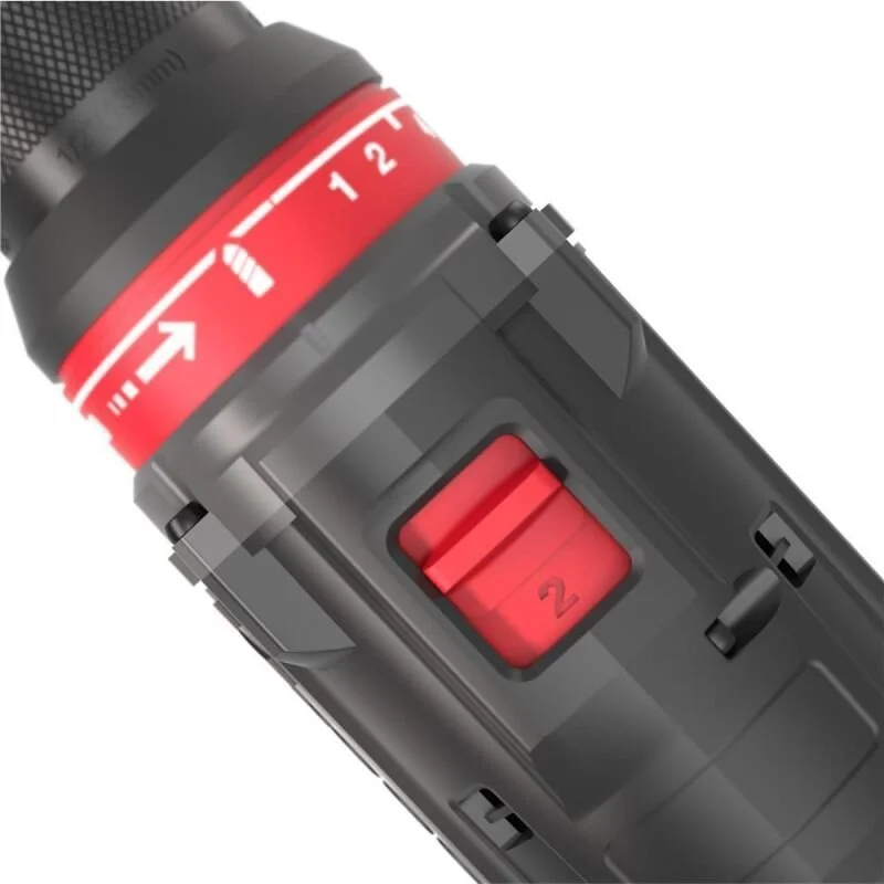 Дриль-шуруповерт акумуляторний KRESS KUA72.1 / Безщітковий / 65 Нм / 2000 об/хв / 13 мм патрон / Німецький виробник / Чорний-Червоний, фото №4