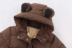 Детская зимняя куртка с капюшоном synthetic.ua - Фото 1