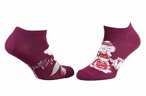 Шкарпетки HELLO KITTY HK + ROSE Бордовий 35 - 41 - Фото 1