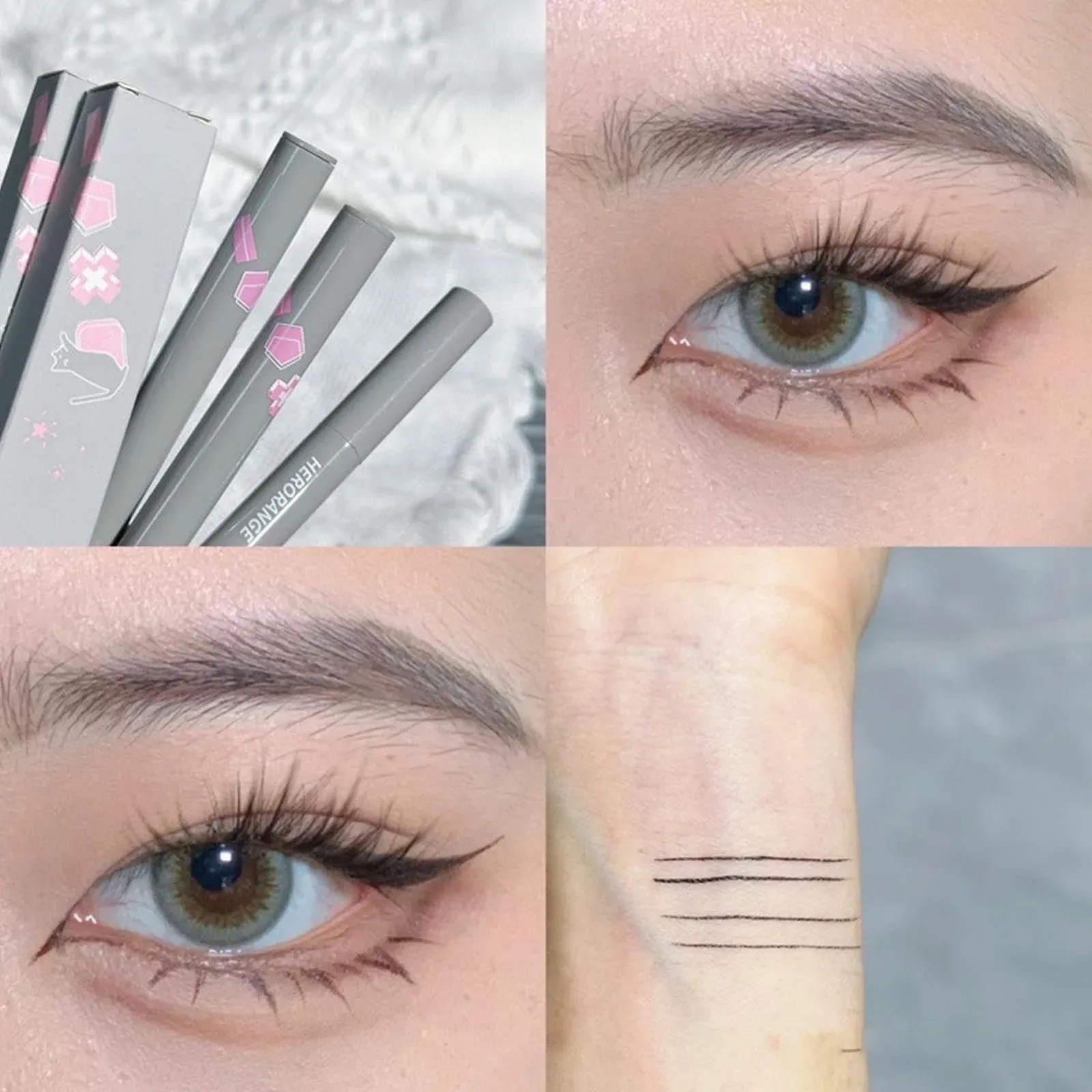 Подводка для глаз с натуральной ручкой для ресниц, фото №6 Подводка для глаз с натуральной ручкой для ресниц, фото №6