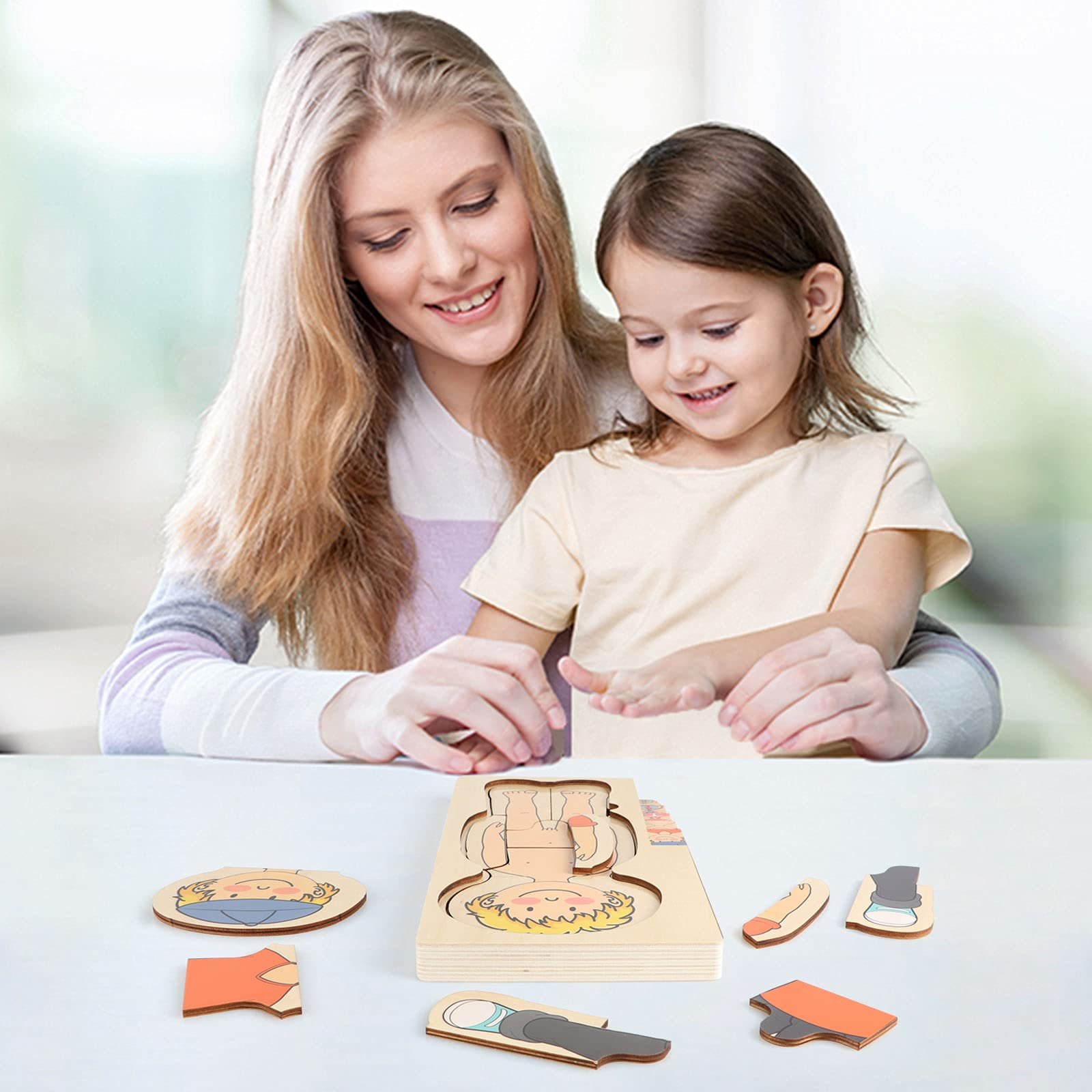 Анатомический пазл Тело мальчика Деревянный 5 слоев 29 элементов, фото №7 Анатомический пазл Тело мальчика Деревянный 5 слоев 29 элементов, фото №7