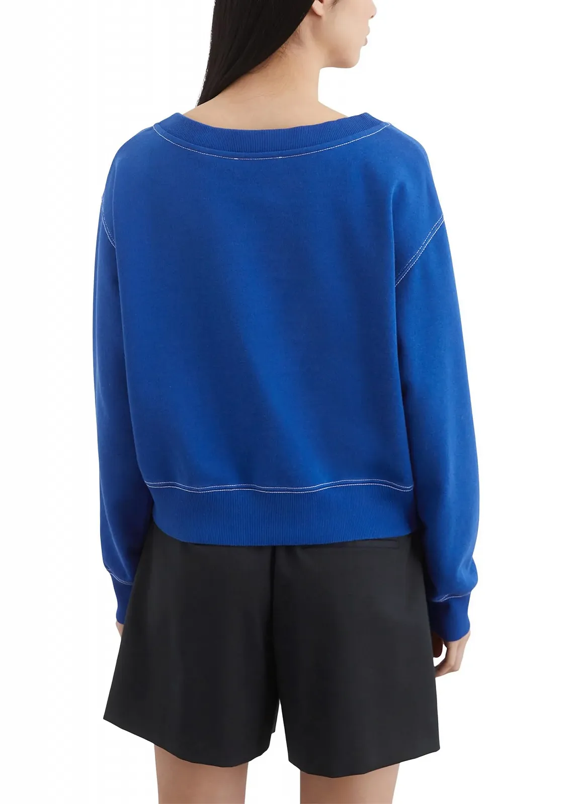 Женский свитшот Marc O'Polo из органического хлопка с вырезом лодочкой, фото №4 Женский свитшот Marc O'Polo из органического хлопка с вырезом лодочкой, фото №4