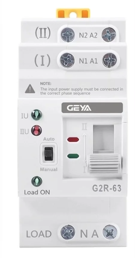 Автомат ввода резерва GEYA G2R 2P 63A 220V АВР, фото №2