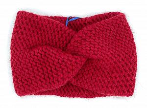 Вязаная на голову повязка с альпаки - Фото 1
