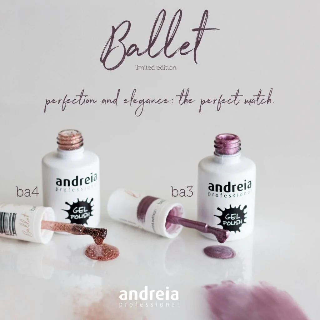 Гель-лак Andreia Professional BA4 Розовый Глиттер Коричневые Оттенки 10.5 мл, фото №4 Гель-лак Andreia Professional BA4 Розовый Глиттер Коричневые Оттенки 10.5 мл, фото №4