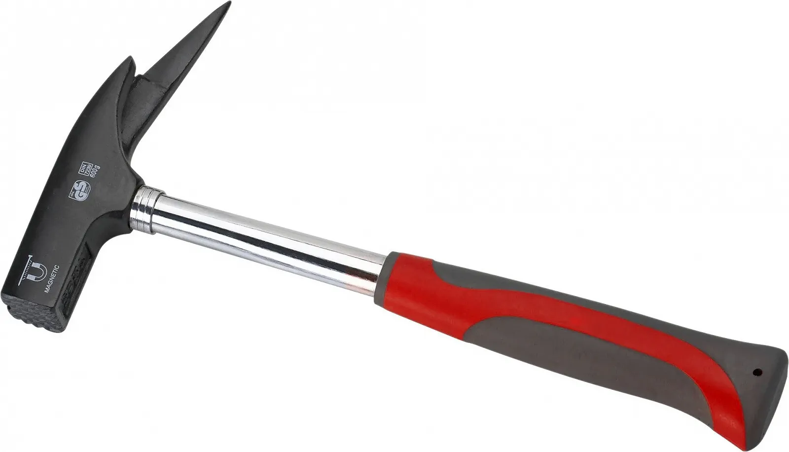 Молоток кровельщика Master 600 г 2K с магнитом GS 2282000, фото №1