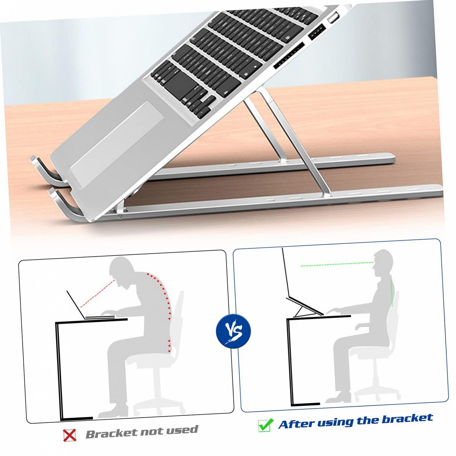 Подставка для ноутбука NUOBESTY Регулируемая по высоте Портативная для ноутбуков Планшетов Просмотра видео Работы, фото №4 Подставка для ноутбука NUOBESTY Регулируемая по высоте Портативная для ноутбуков Планшетов Просмотра видео Работы, фото №4