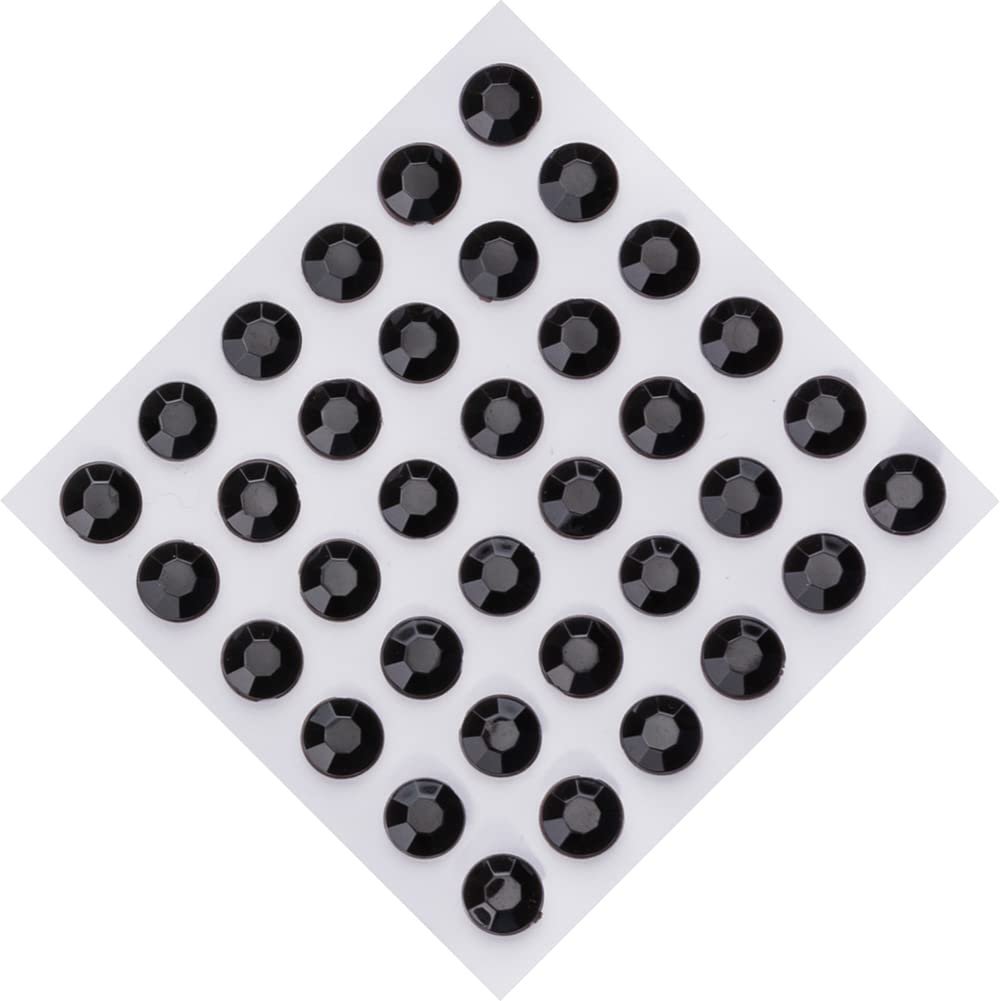 Набор Стразы Блестящие Разноцветные Самоклеящиеся 8 мм, 288 шт, фото №2