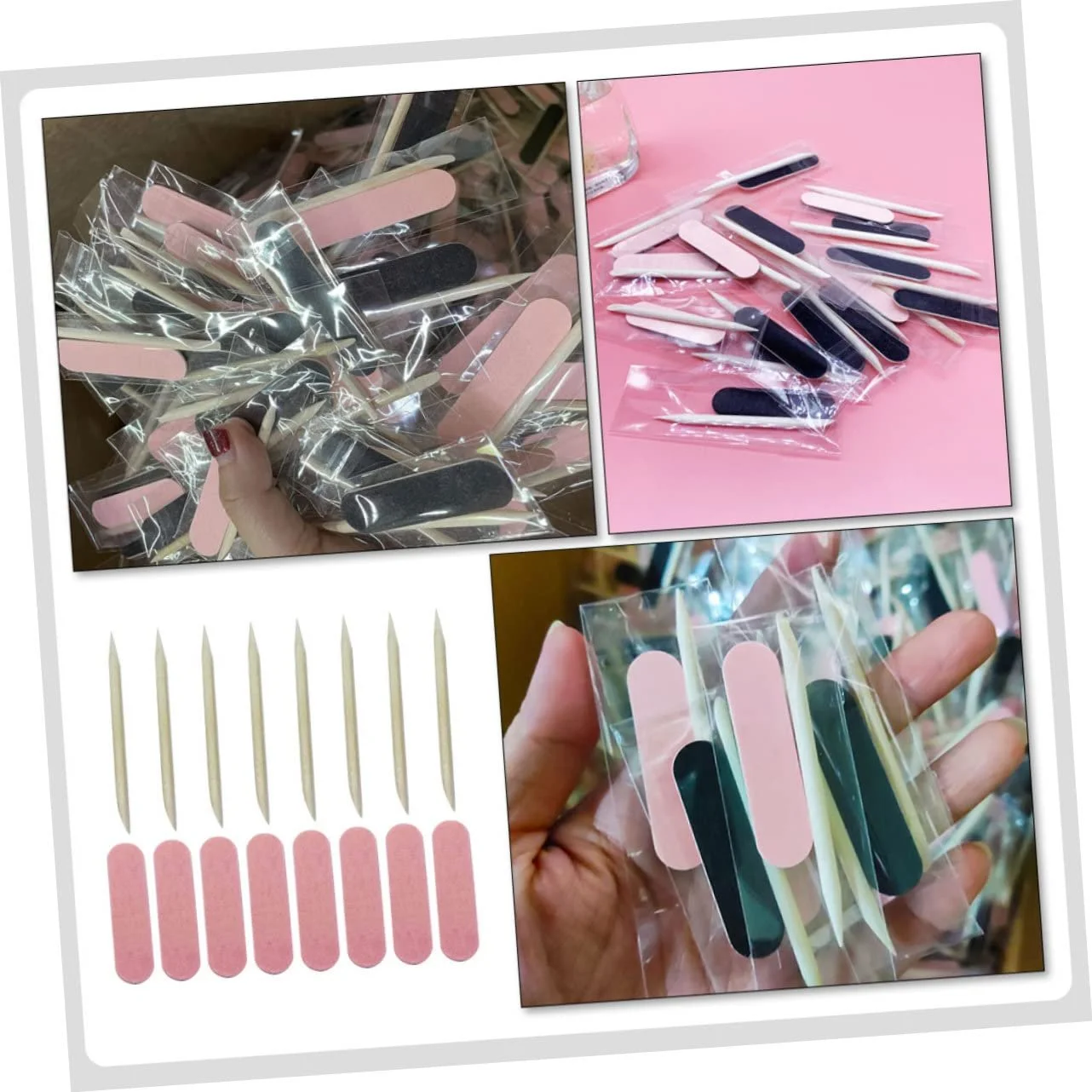 Пилка для ногтей VALICLUD Деревянные палочки 100 шт, фото №8 Пилка для ногтей VALICLUD Деревянные палочки 100 шт, фото №8