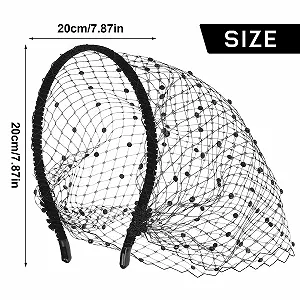 Обруч Fascinator Вуаль Сетка synthetic.ua - Фото 1