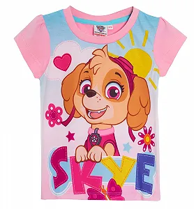 Пижама Paw Patrol Skye для девочек, розовая, комплект: футболка + шорты цена на synthetic.ua - Фото 1 Пижама Paw Patrol Skye для девочек, розовая, комплект: футболка + шорты synthetic.ua - Фото 1