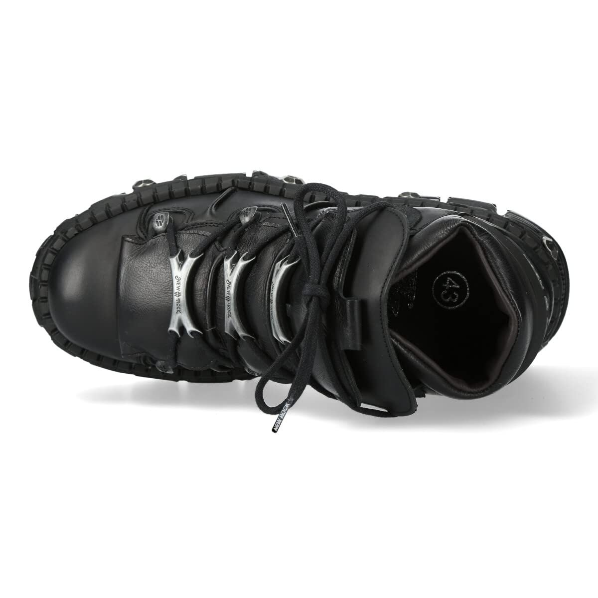 Черевики New Rock M.WALL106-S25 Шкіряні Чорні Унісекс, фото №8