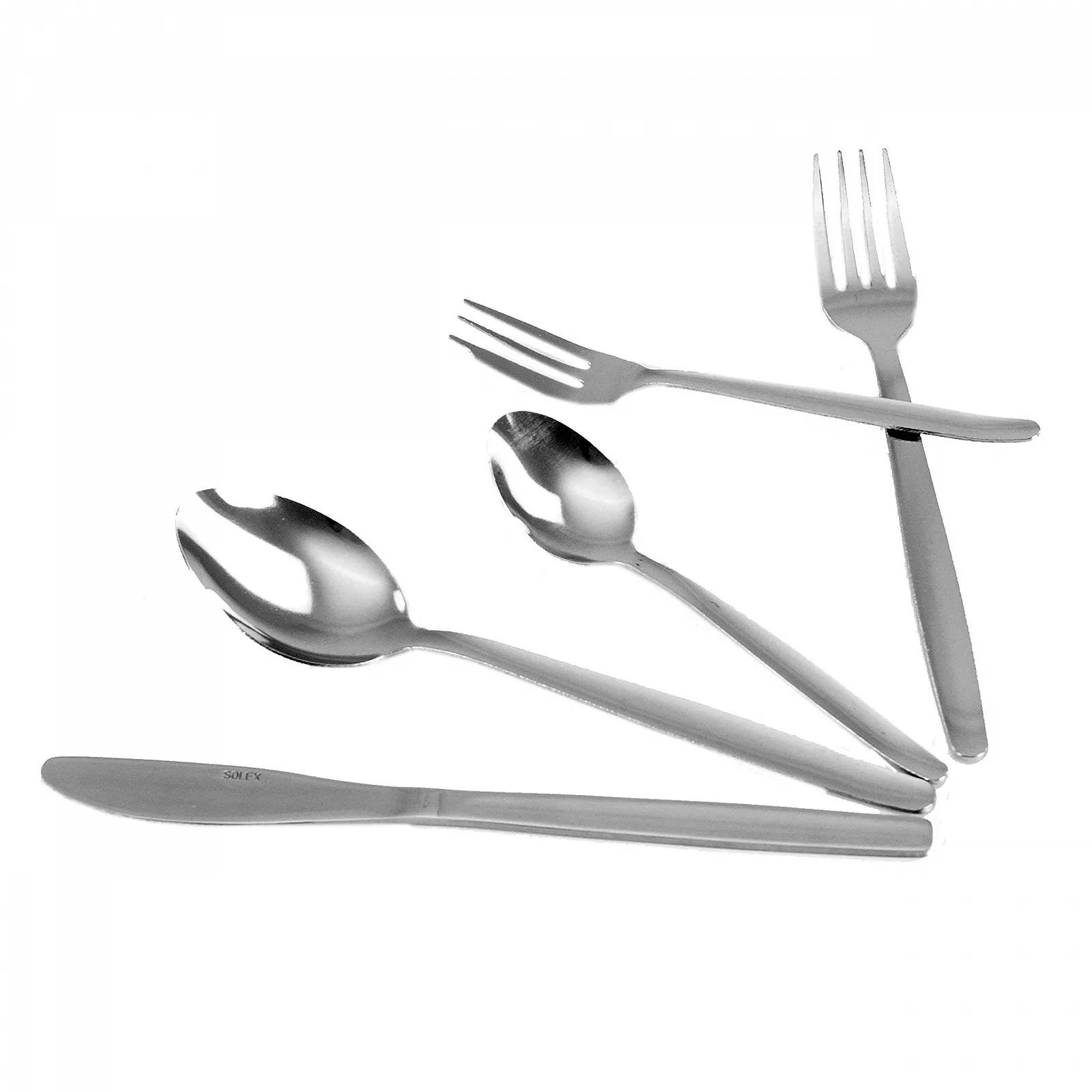 Набір столових приборів Solex TM 80 Canteen 120 предметів для 24 осіб, фото №1