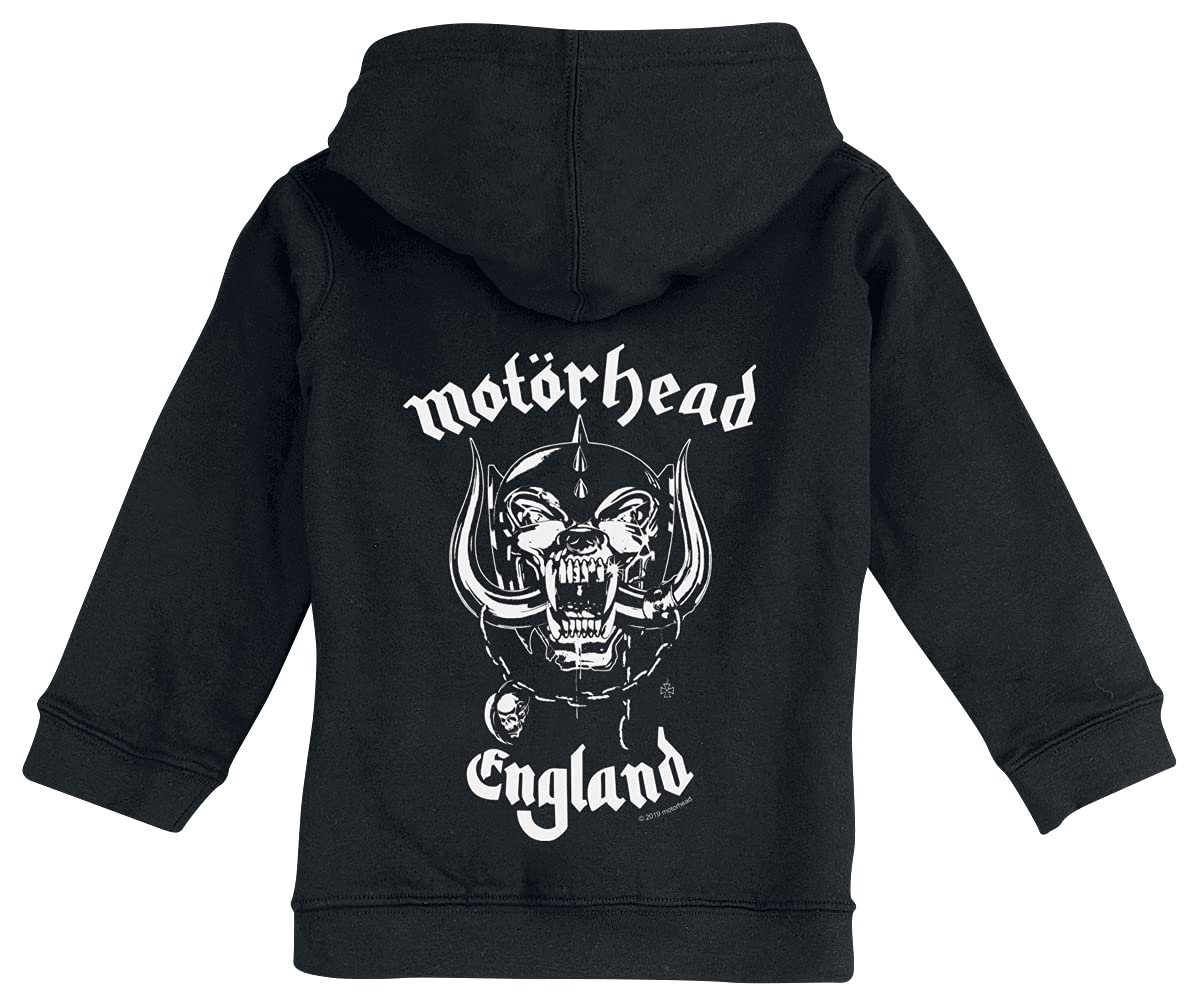 Куртка с капюшоном Motörhead England Unisex Детская Черный Band-Merch, Bands, фото №2