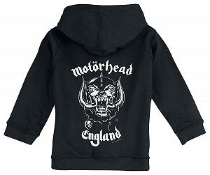 Куртка с капюшоном Motörhead England Unisex Детская Черный Band-Merch, Bands synthetic.ua - Фото 1
