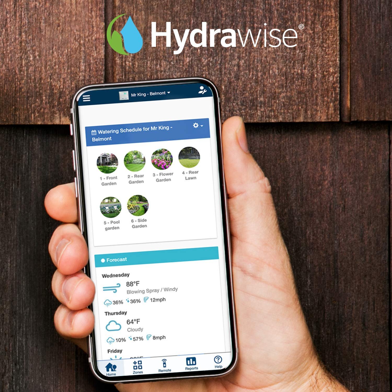Контролер, таймер поливу Hunter Hydrawise HC-1200i HC12 12 зон WiFi із сенсорним екраном, фото №4