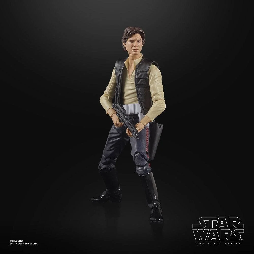 Экшн-фигурка Hasbro Star Wars The Black Series Lucasfilm 50th Anniversary Han Solo RXZER23 F32655L0 клюквенный, фото №5