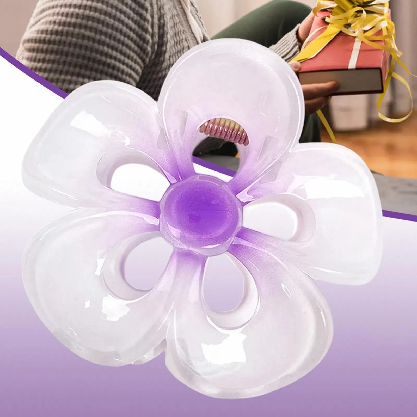 Заколка-краб для волос Euyehn Цветок Гавайский цветок Нескользящие Большие Женские для тропических волос, фото №3 Заколка-краб для волос Euyehn Цветок Гавайский цветок Нескользящие Большие Женские для тропических волос, фото №3