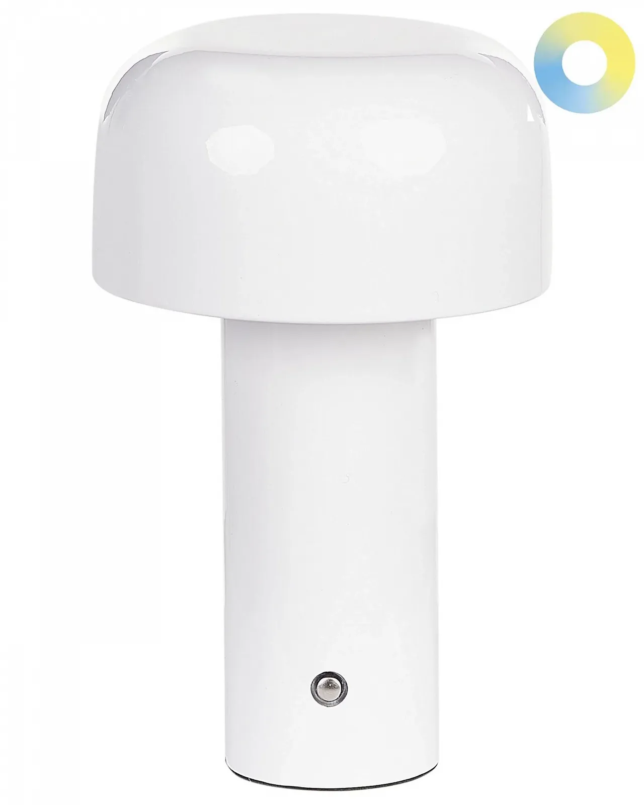 Настільна лампа Besos Метал Біла Акумуляторна Бездротова Сенсорна LED Вулична, фото №1