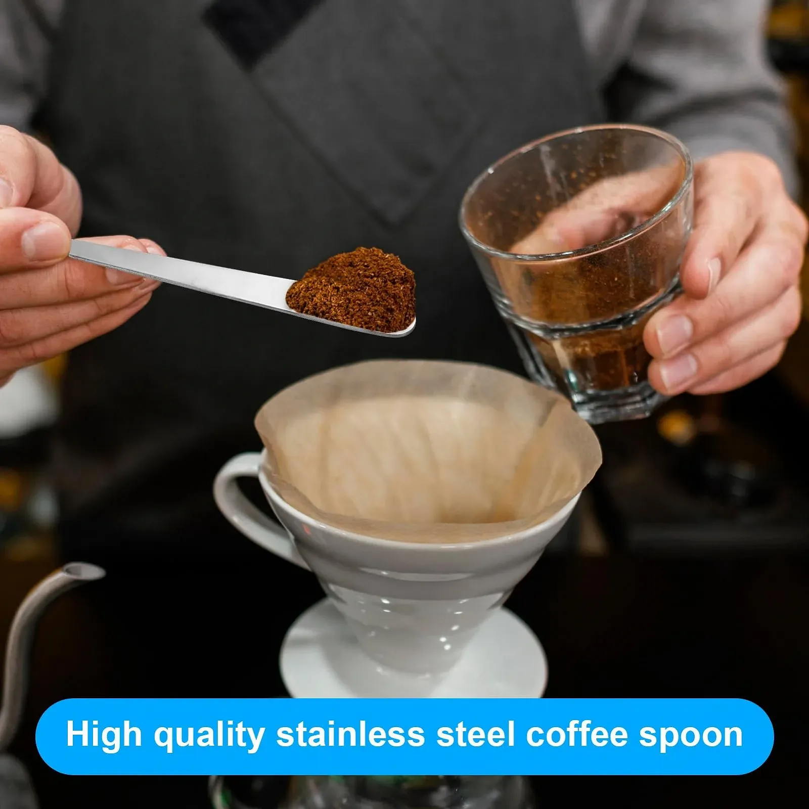 Ложка Десертна з нержавіючої сталі 12 шт, 12.3 см, фото №6