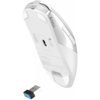Мышка A4Tech FB50C Plus Wireless/Bluetooth White (4711421002875), фото №11
