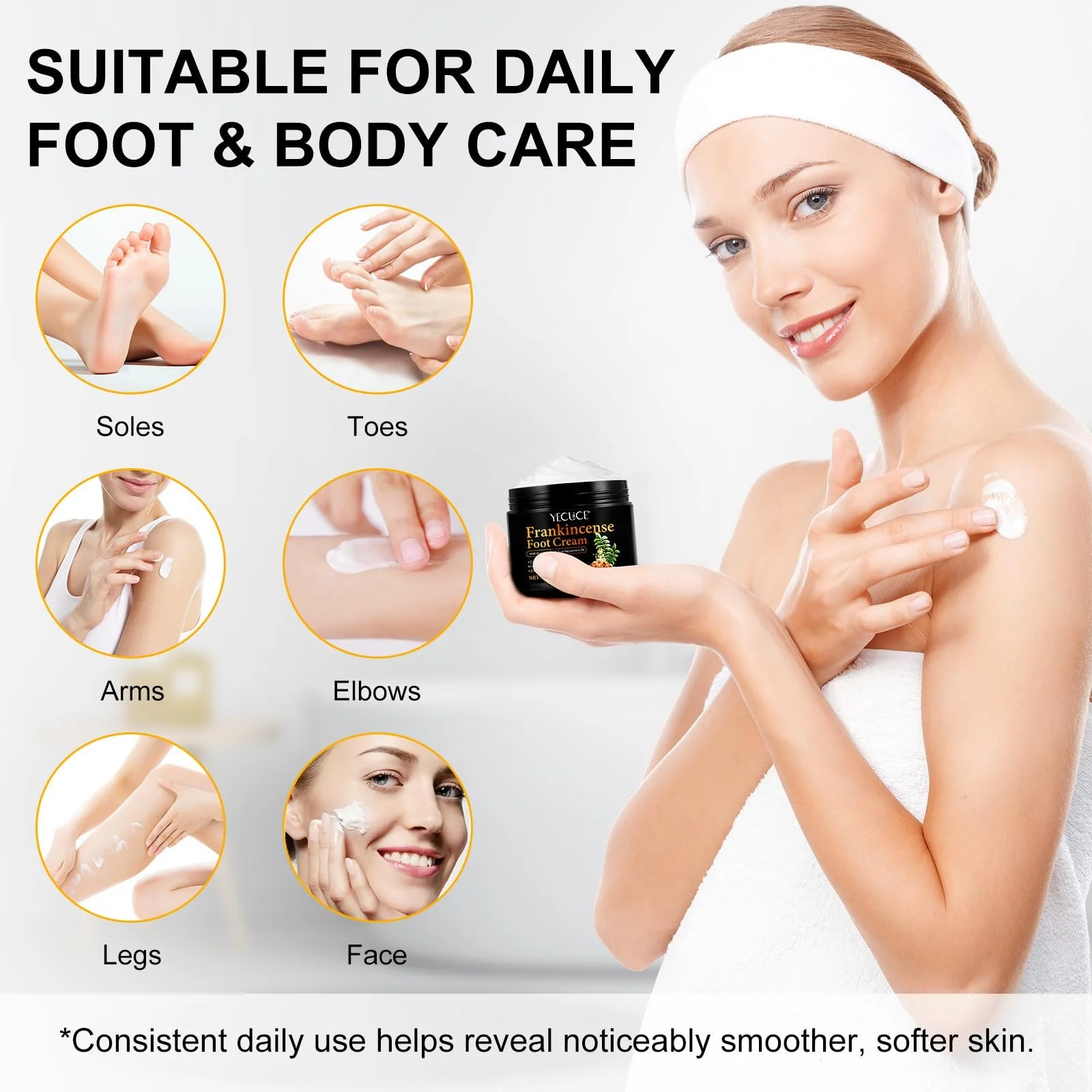 Крем для ног с маслом ладана и перечной мяты охлаждающий и успокаивающий, фото №6 Крем для ног с маслом ладана и перечной мяты охлаждающий и успокаивающий, фото №6