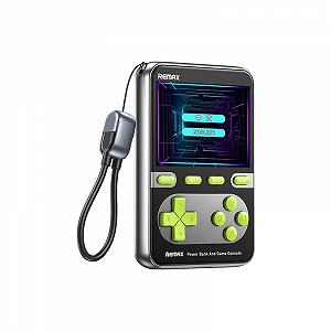 Павербанк и игровая консоль Remax FCP-13 / 10000 мАч / 20Вт / USB-C, Lightning / PD+QC / Серебряный - Фото 1