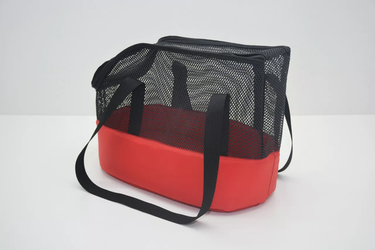 Сумка переноска для животных Лето красная  (М599), фото №3