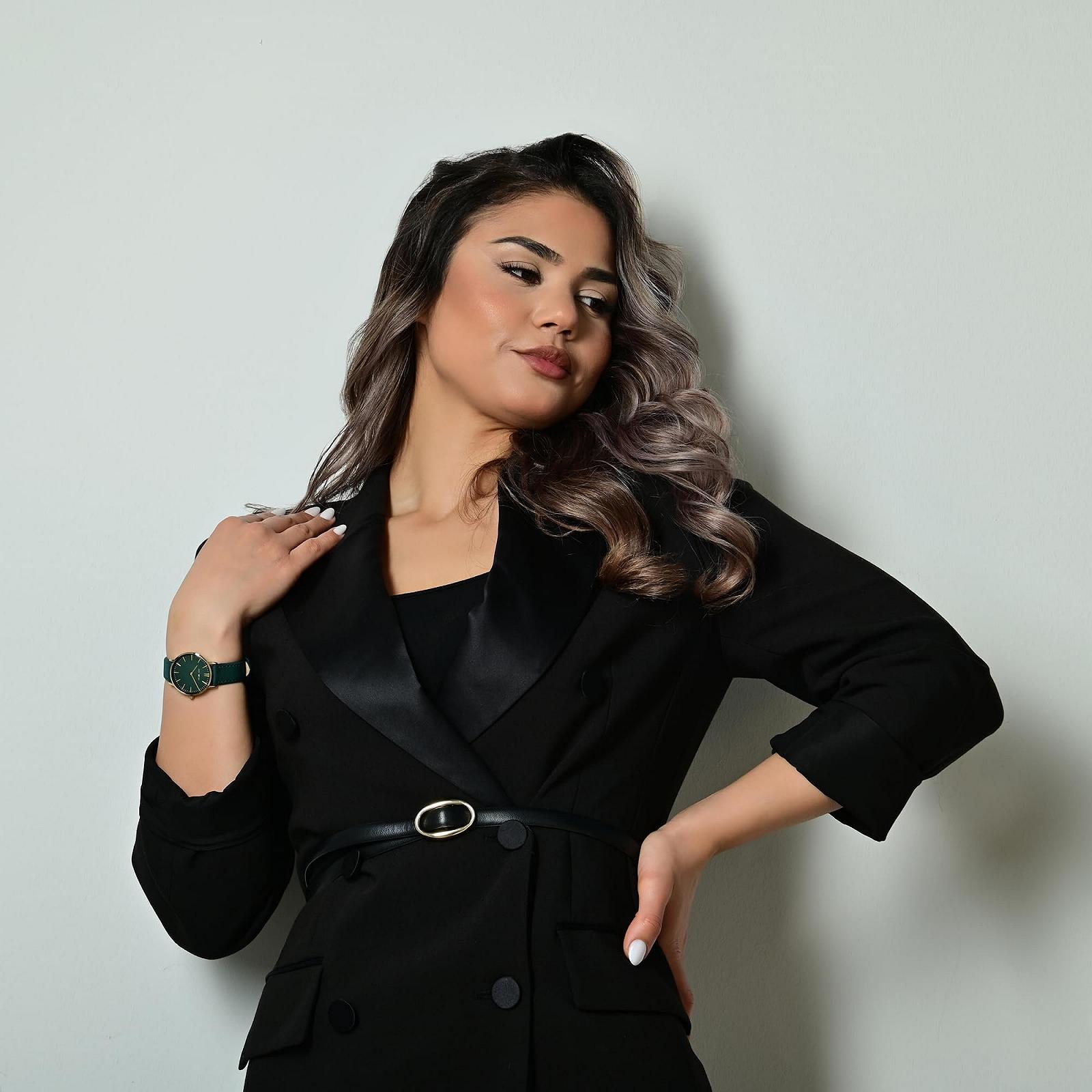 Женские часы Just Watch, зеленый ремешок из натуральной кожи, кварцевые часы с золотистым корпусом, диаметр 33 мм, минеральное стекло, застежка-пряжка, водонепроницаемость 3 Bar, классические часы для женщин, фото №5